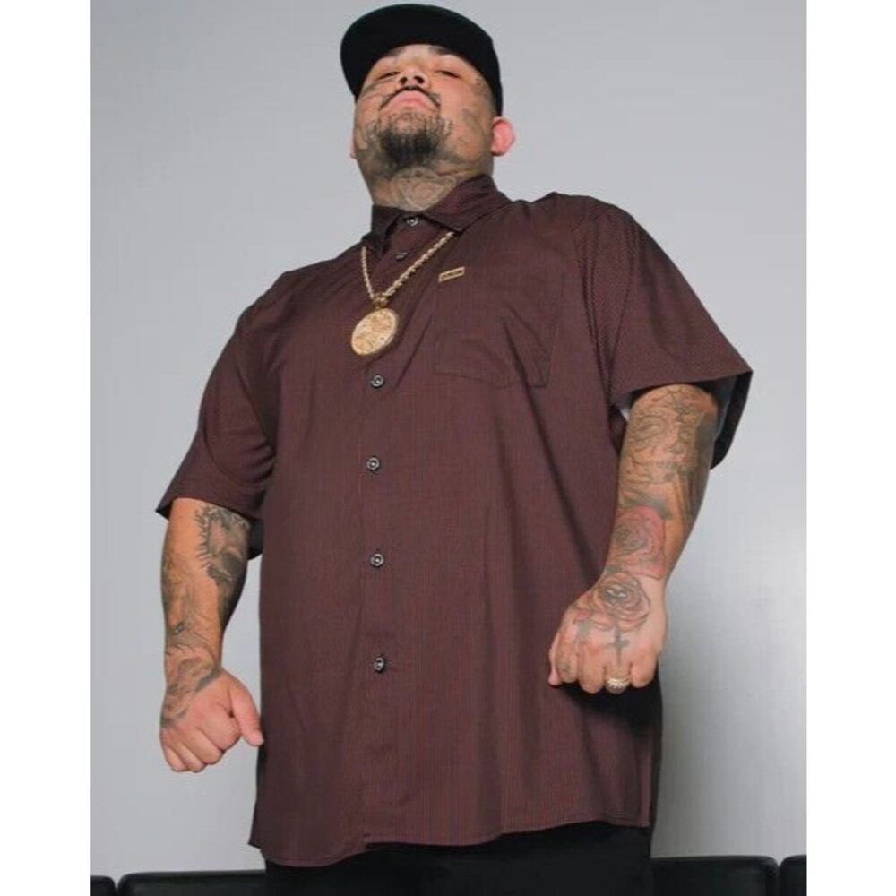 Dixxon Flannel Sz L "The Benny" Brown Short Sleeve Bamboo Shirt Brand New Sealed